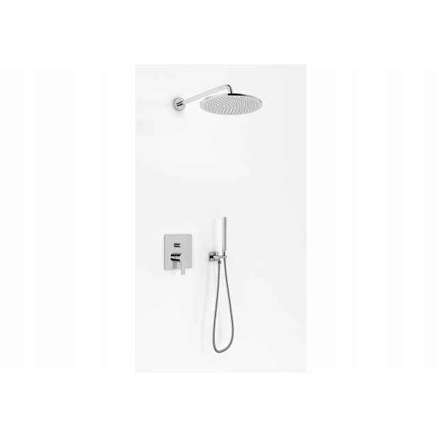 Sprchový set s dešťovou sprchou 25 cm a hlavicí Gixs QW210GR25
