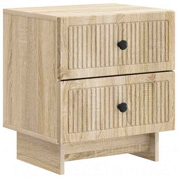 vidaXL Noční skříňka Dub sonoma 43 x 34,5 x 47,5 cm Kompozitní dřevo