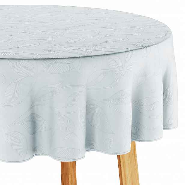 Ubrus odolný proti skvrnám Filumi Světle Šedý 150x150 Kolo