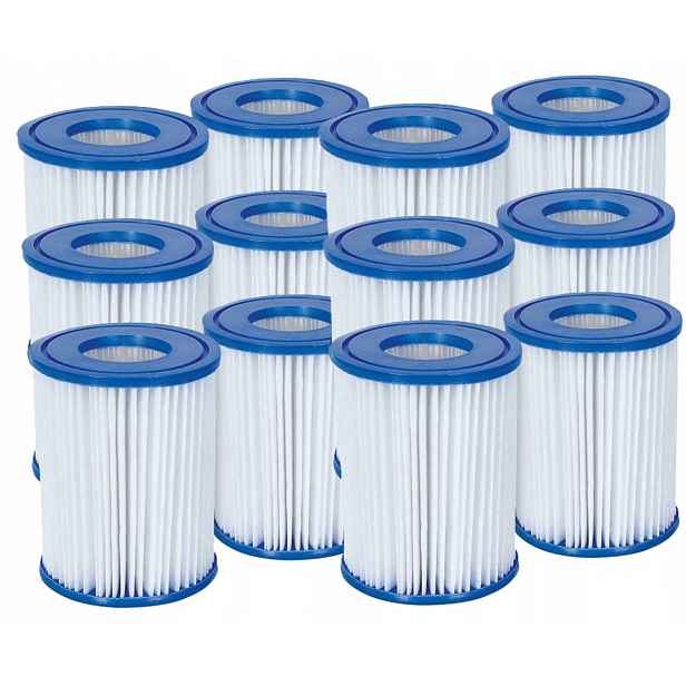 12 x Filtr do bazénu Filtr pro bazénovou pumpu Filtry do bazénu Bestway Typ I