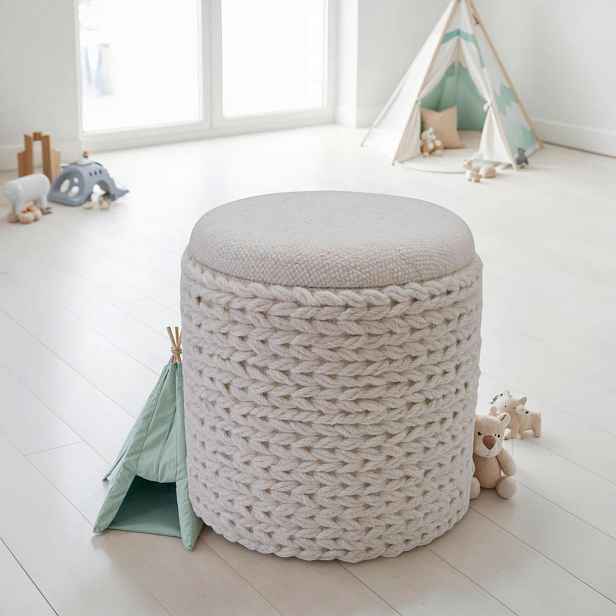 Livetastic TABURET, textil, 40/45/40 cm