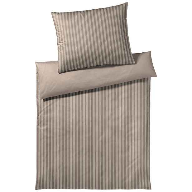Elegante OBOUSTRANNÉ POVLEČENÍ, flanel, hnědá, 140/200 cm