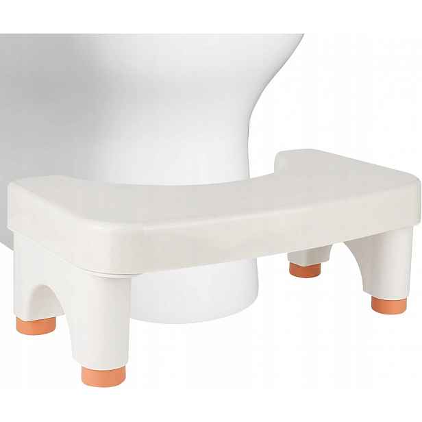 Dřevěná Toaletní Stolička, Nastavitelná Na 4 Výšky 15–21 CM, Ergonomická