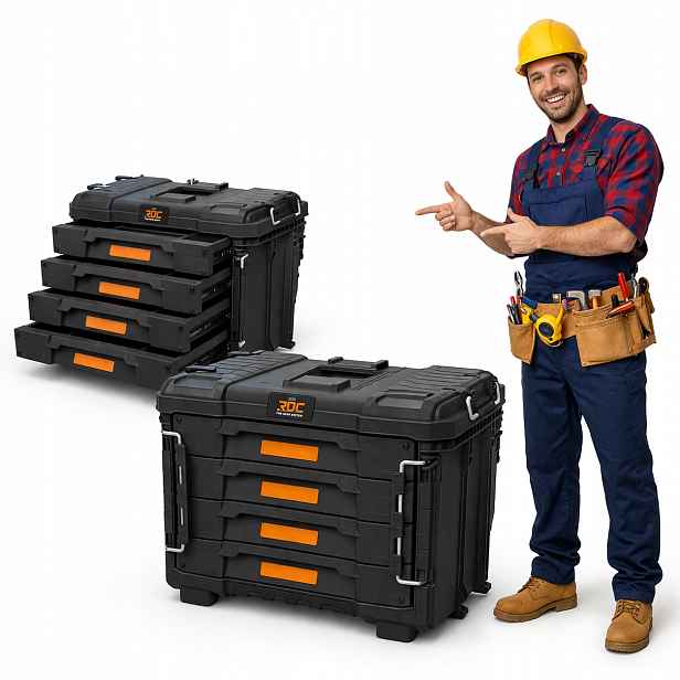 Keter Roc Box Na Nářadí Pro Gear 2.0 4 Zásuvky Rigid