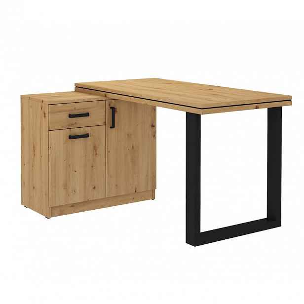 Marta PC stůl s komodou 140, artisan HELCEL