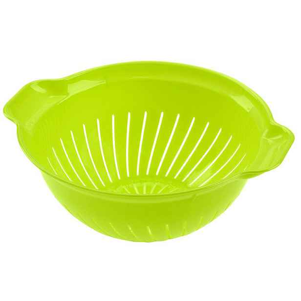 Plastový cedník s uchy HEIDRUN 26cm Varianta: BÍLÁ
