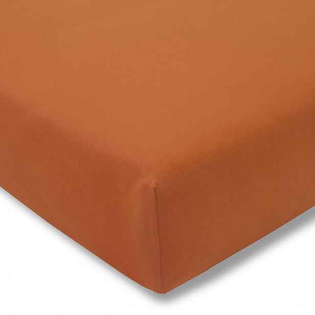 Prostěradlo na Topper Zwirn Jersey 180-200x200 Bavlněné s gumou