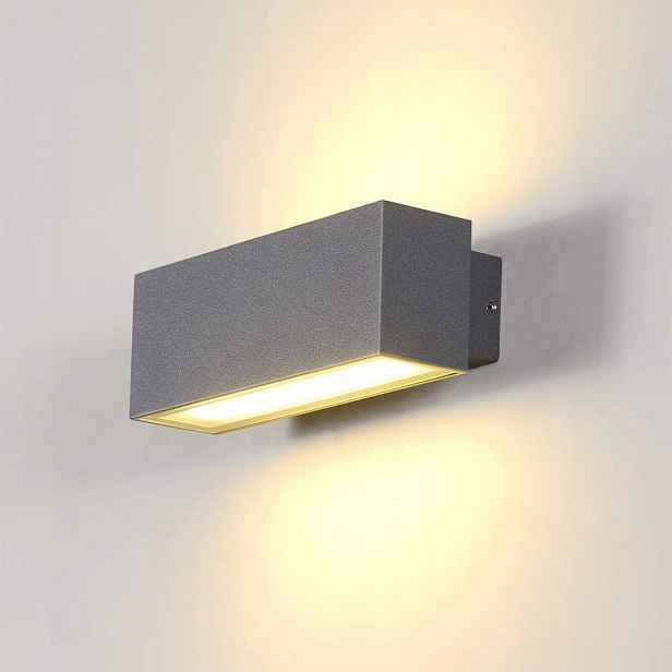 Vnitřní A Venkovní Nástěnná Lampa LED12W pro zahradu a fasádu, voděodolná