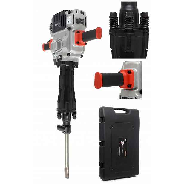 Demoliční Kladivo KD1738 55 J 3200W 75J Kufr Dláta Kraft&dele
