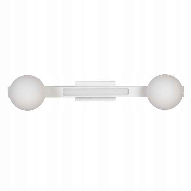 Led nástěnné svítidlo 2xG9 moderní bílé do ložnice 50 cm Milagro