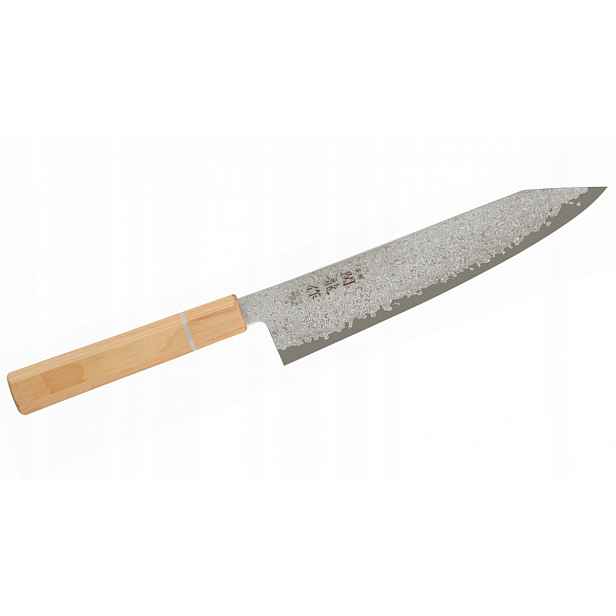 Nůž Nůž Sekiryu Mokuzai Kiritsuke 210 mm ocelový dřevěný