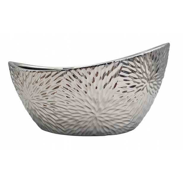 Obal Na Květináč Orchidej Váza Zrcadlový Květináč květináč stříbro BX128 31x17x16 cm