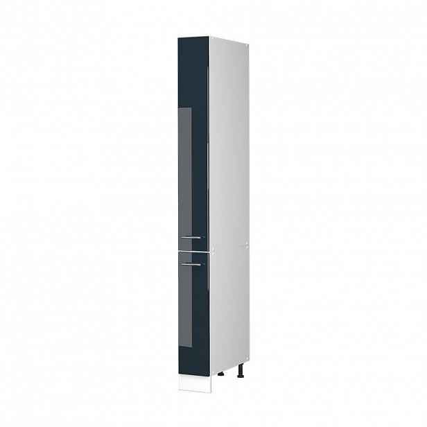 Vicco LÉKÁRNIČKOVÁ SKŘÍŇKA Fame-Line, Tmavě modrá s vysokým leskem/Bílá, 20 cm