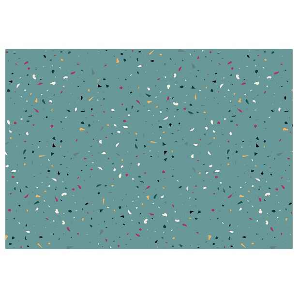 Fototapeta Akvarel Geometrie Modro-zelená Abstrakce 368x280 lepidlo