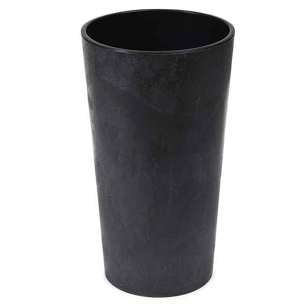 HowHomely Květináč URBANIKA 57 cm černý beton