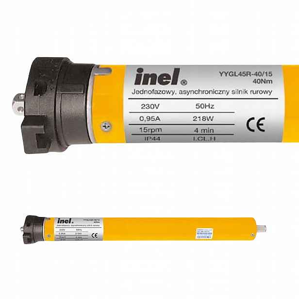 Inel motor pro rolety N-40R 40/15 do trubky Ø 60/70 s vestavěným přijímačem