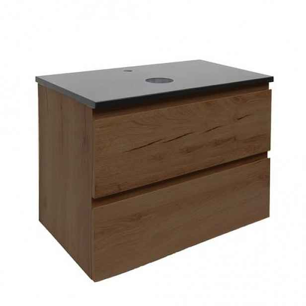 Koupelnová skříňka s technickým kamenem SAT B-Way 59x30x45 cm ořech mat BWAY60NUTTK