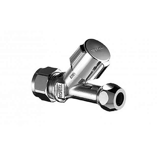 Schell Comfort - Šikmý ventil, chrom 059310699