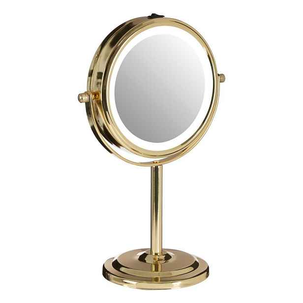 Kosmetické zrcadlo s osvětlením/zvětšovací (zvětšení 2x) ø 15 cm Cassini – Premier Housewares