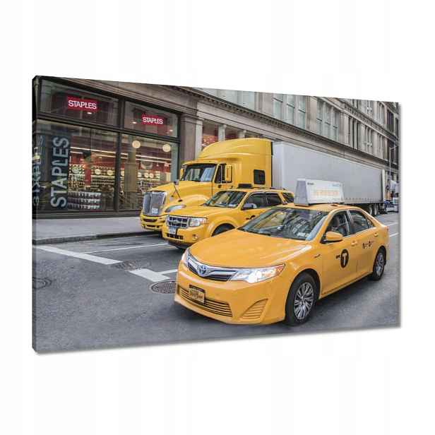 Obrazy 90x60 Žluté vozy New York