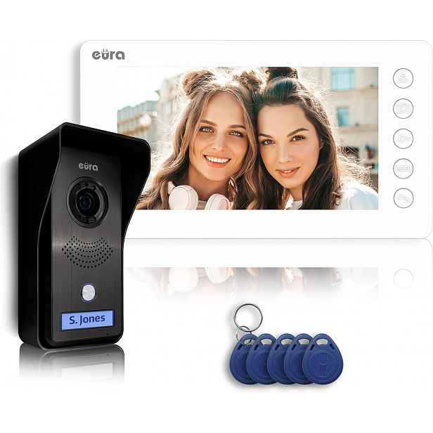 7CALOVÝ 4VODIČOVÝ Videozvoňek S Rfid A Pamětí Obrazu