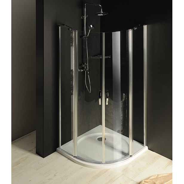 Gelco ONE čtvrtkruhová sprchová zástěna 800x800 mm; čiré sklo