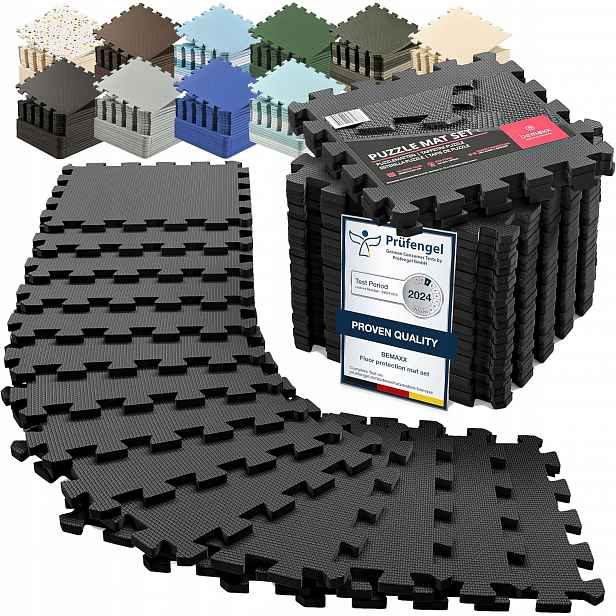 Pěnové Podložky Puzzle Eva 18 Ks Ochrana Podlahy 1,67 m²