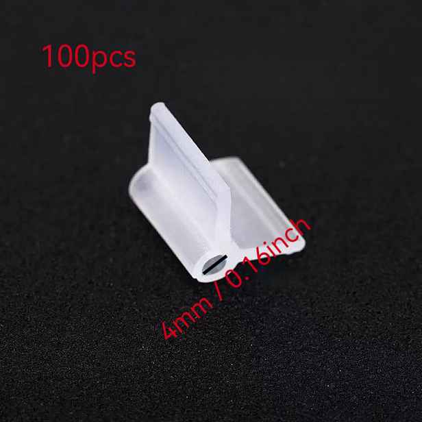 TEMU 100 ks 3/4/5 mm zemědělské spony pro roubování, zelenina, ovoce, rostliny, rajčata, melouny, podpůrné svorky, zahradnické doplňky