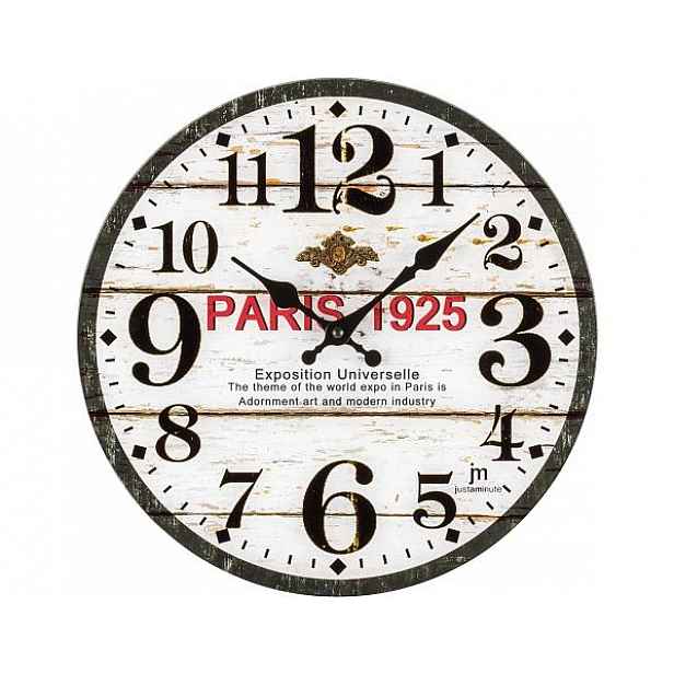 Designové nástěnné hodiny 14889 Lowell 34cm