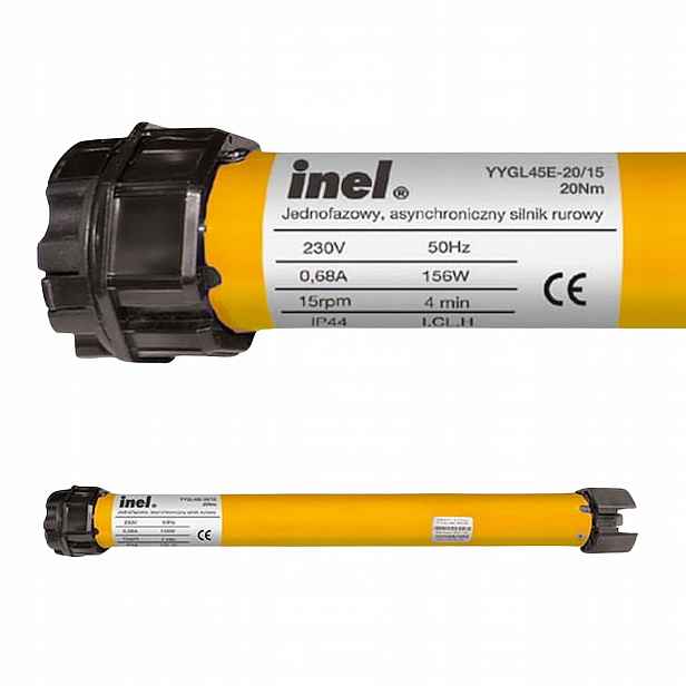 Inel motor pro rolety N-20ES 20/15 pro trubky Ø 63/78 detekce překážek