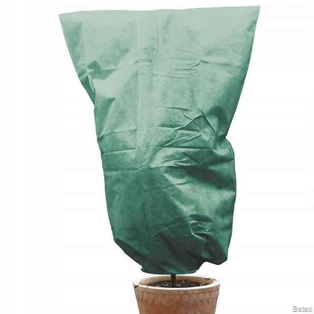 Kapuce z netkané textilie zelená W: 240xŠ: 200 cm, ⌀ 125 cm se zipem