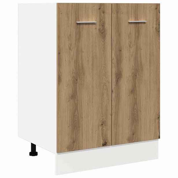 vidaXL Spodní skříňka "Lyon" Artisan dub 60x46x81,5 cm, konstrukční dřevo