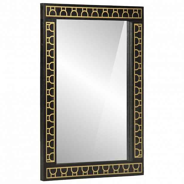 vidaXL Koupelnové zrcadlo 50 x 70 x 2,5 cm masivní mangovník a sklo