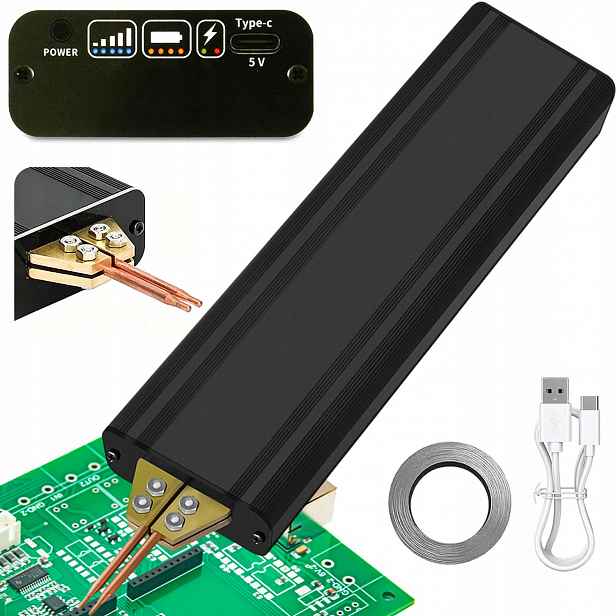 Bezdrátová Bodová Svařovací Jednotka Pro Články, Listy Niklu 5000 Mah, 6 Rychlostních Stupňů