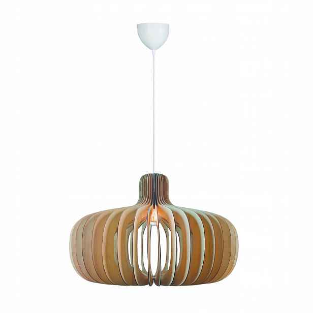 Závěsná lampa Stropní lustr Hazo Béžová Dřevěná E27 60W Nordlux