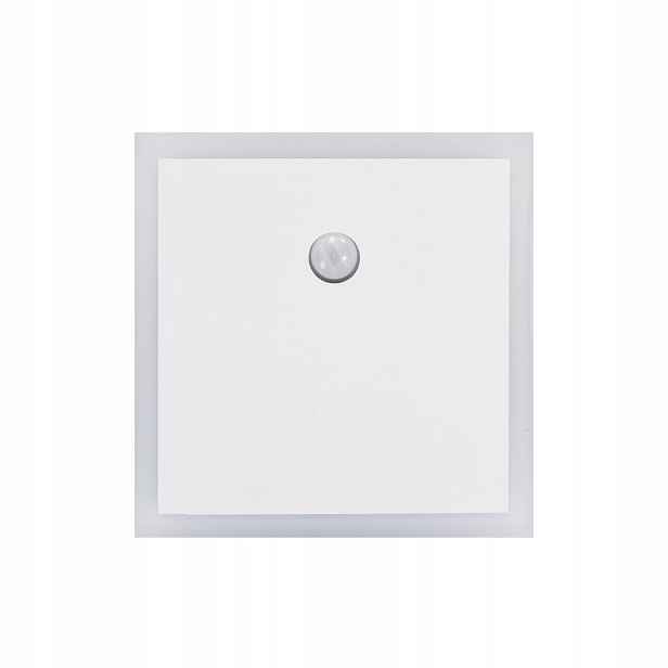 Led schodišťová lampa čtvercová bílá s pohybovým senzorem Eko-Light