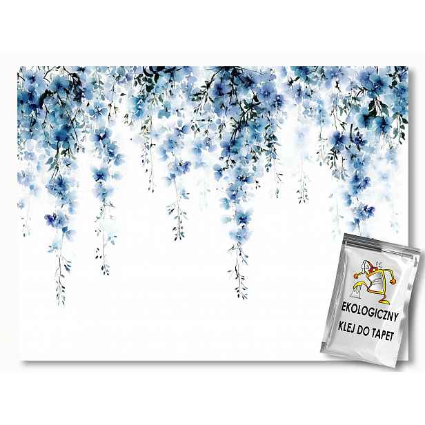 Fototapeta Flizelina Akvarel Příroda Zahrada Květiny Wisteria 416x290 130g