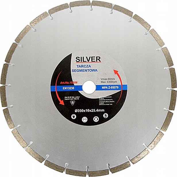 Diamantový Kotouč Segmentový Kotouč Pro Řezání Gresových Dlaždic Z Cihel 350 MM