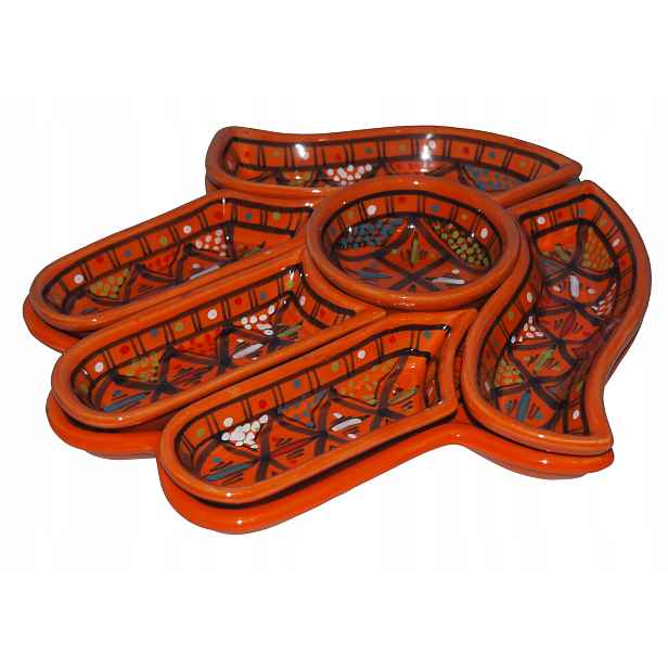 Meze Set pro Mezze Meze Fatima Maroko Tunisko Hamsa