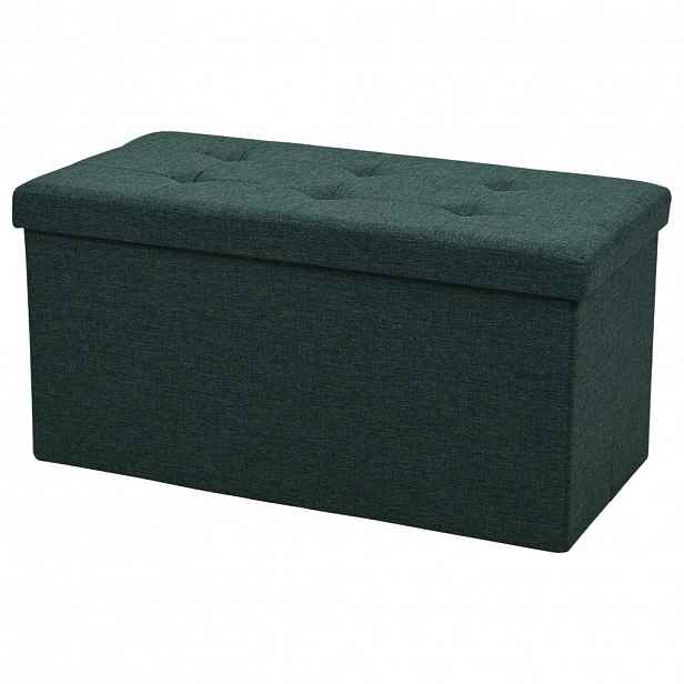 Carryhome SEDACÍ BOX, textil, kompozitní dřevo, 76/38/38 cm