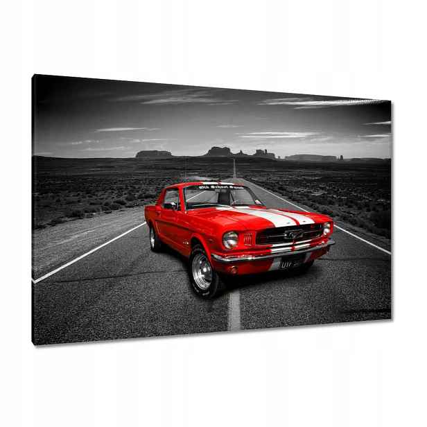 Obrazy 120x80 Červený Ford Mustang
