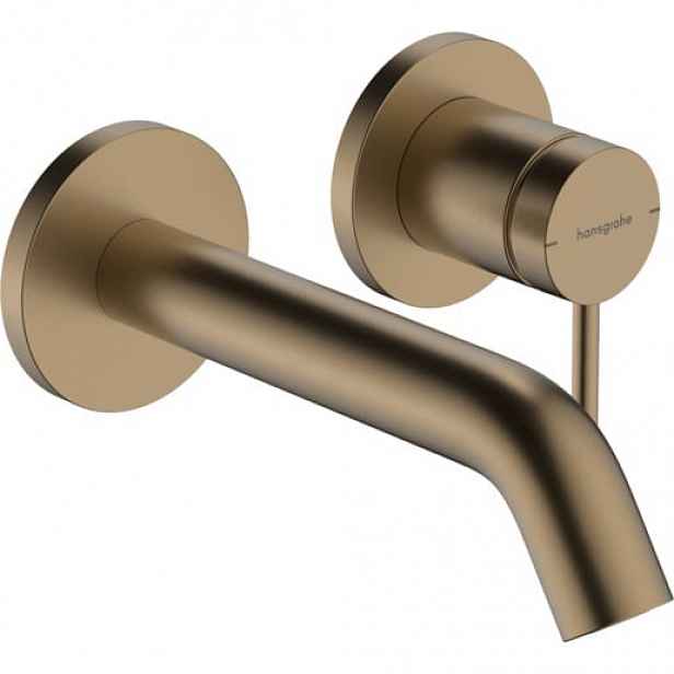 Hansgrohe Tecturis S umyvadlová baterie bez podomítkového tělesa kartáčovaný bronz 73350140
