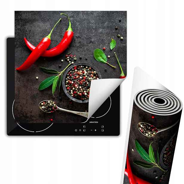 Ochranná Podložka Na Svinovací Sporák 60x52 cm Chilli koření
