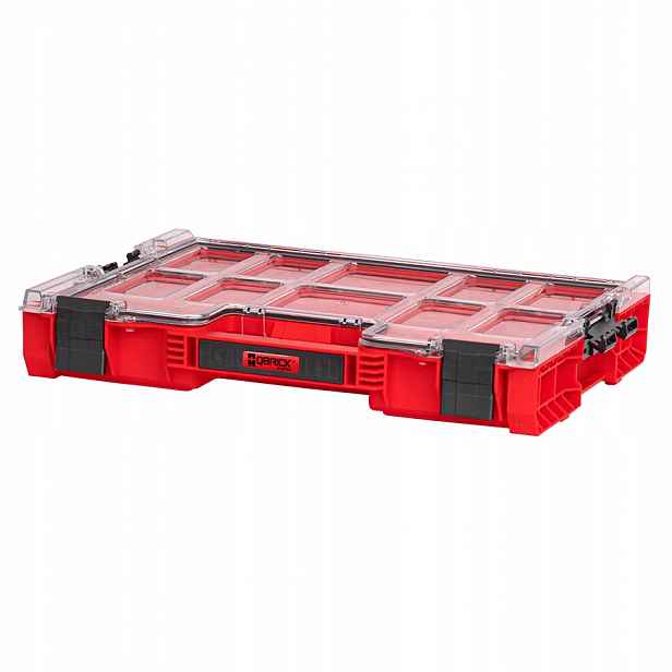 Organizér s vyjímatelnými přihrádkami Qbrick System Pro Organizer 200 Red Ultra
