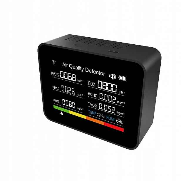Senzor Detektor Kvality Vzduchu 13V1 CO2 PM2.5 Vlhkost Teplota