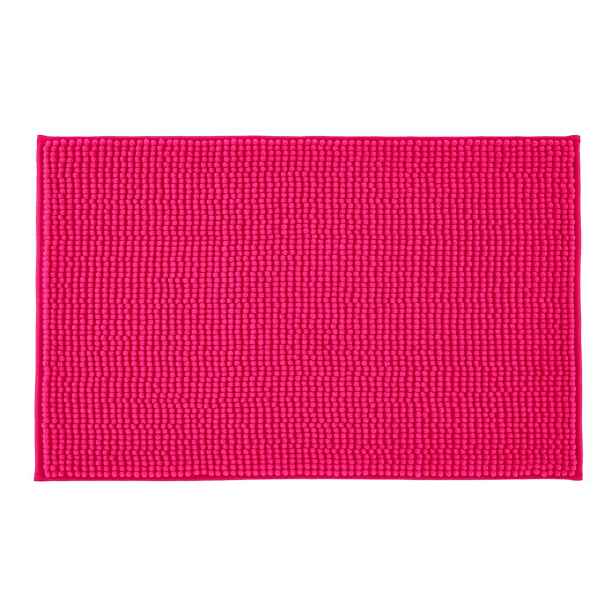 Tmavě růžová koupelnová předložka 50x80 cm Bobble – Catherine Lansfield