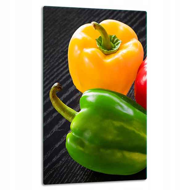 7v1 Skleněná Deska Panelová Deska 30x52 Paprika