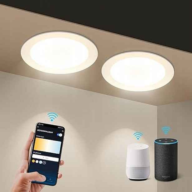 Led stropní svítidlo Aigostar 15 W, 2 ks pro Alexa 1430 LM Wi-Fi