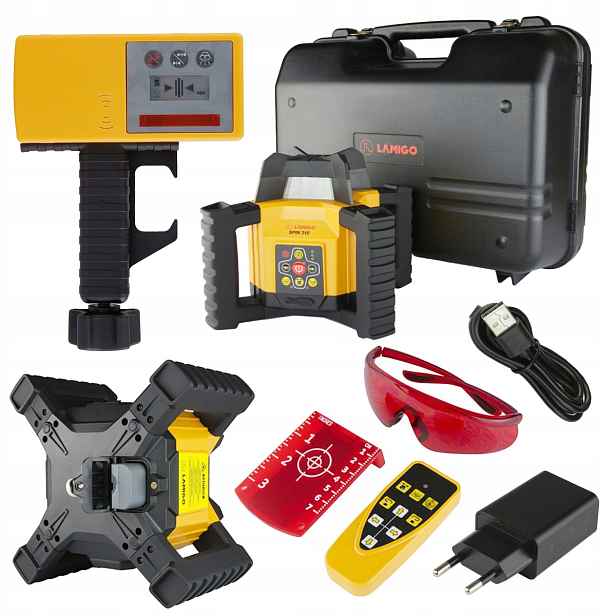 Rotační laser Spin 310 IP54 500 m Červený, vyrovnání Přijímač RC300