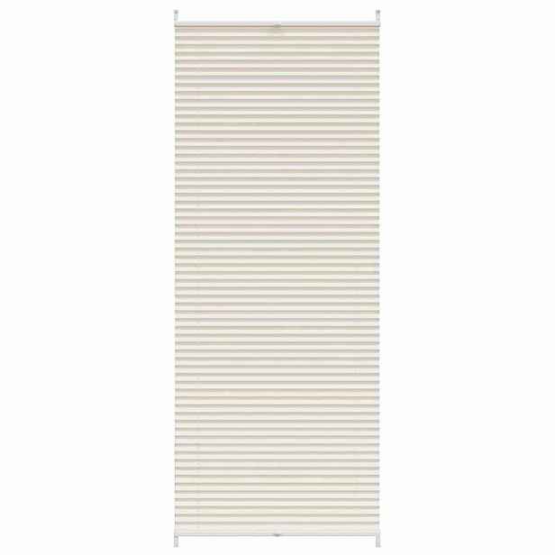 vidaXL Plisovaná roleta 70 x 200 cm krémová